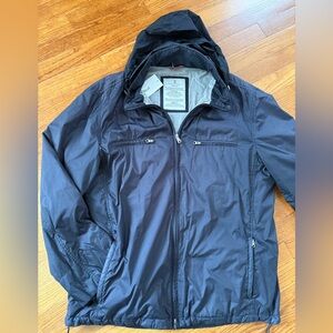 Authentic Brunello Cucinelli hooded technical jacket made in Italy.